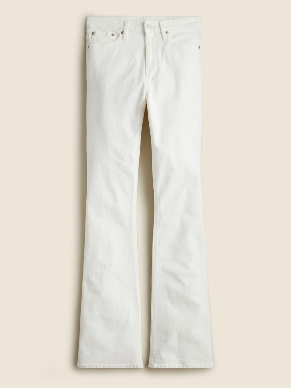 J. Crew Skinny Flare Jean in White